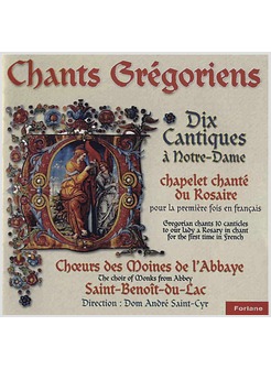 CHANTS GREGORIENS DIX CANTIQUES CD