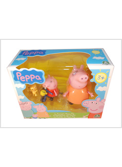 CONFEZIONE MAMMA PIG CON PEPPA PIG E TEDDY