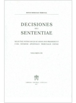 DECISIONES SEU SENTENTIAE 2010  /102