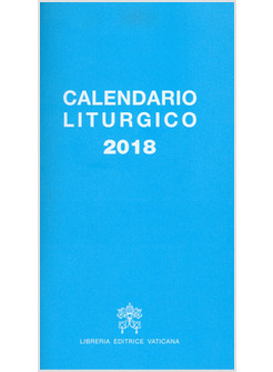 CALENDARIO LITURGICO 2018