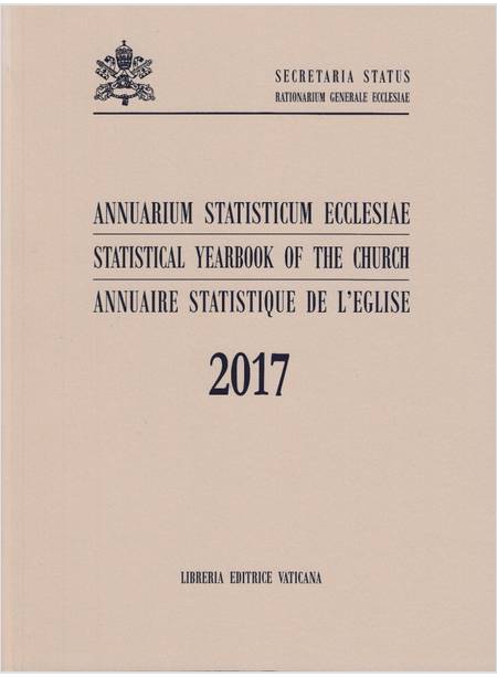ANNUARIUM STATISTICUM ECCLESIAE (2017)