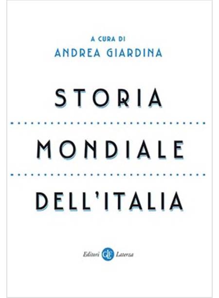 STORIA MONDIALE DELL'ITALIA