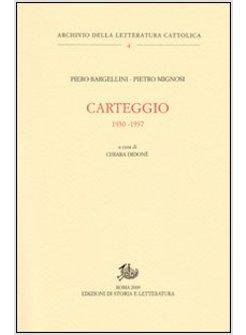 CARTEGGIO 1930-1937