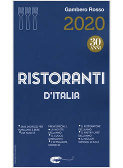 RISTORANTI D'ITALIA DEL GAMBERO ROSSO 2020