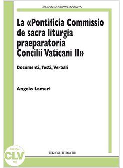 PONTIFICIA COMMISSIO DE SACRA LITURGIA PRAEPARATORIA CONCILII VATICANI II