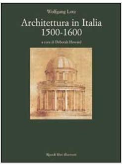 ARCHITETTURA IN ITALIA 1500-1600