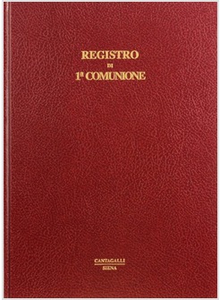 REGISTRO DI PRIMA COMUNIONE