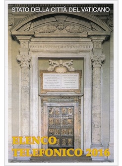ELENCO TELEFONICO 2016 STATO DELLA CITTA' DEL VATICANO