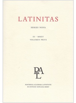 LATINITAS  VOL. 1 DEL 2015