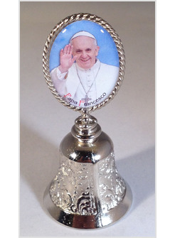 CAMPANELLO PAPA FRANCESCO CON IMMAGINE SAN PIETRO / PAPA