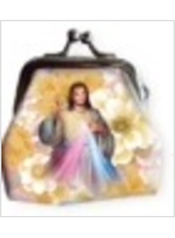 BORSELLINO CM 6,5 X 6,50 GESU' MIRACOLOSO CON ROSARIO