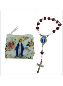 BORSELLINO MADONNA MIRACOLOSA CON DECINA PROFUMATA