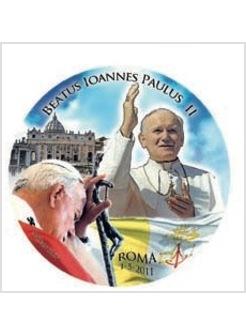 MAGNETICO ROTONDO GIOVANNI PAOLO II BEATO 1 MAGGIO 2011