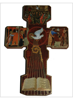 CROCE IN LEGNO CRESIMA