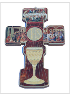 CROCE PRIMA COMUNIONE IN LEGNO