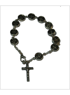 BRACCIALE DECINA IN METALLO SAN BENEDETTO
