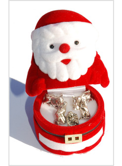 BABBO NATALE SCRIGNO CON PRESEPE