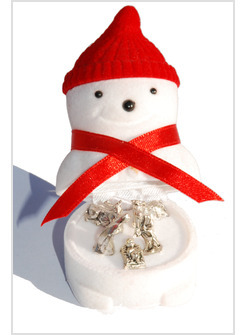 PUPAZZO DI NEVE SCRIGNO CON PRESEPE