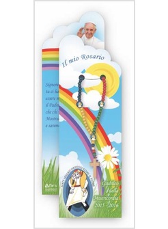 CONFEZIONE CARTONCINO CON CORONA GIUBILEO DELLA MISERICORDIA