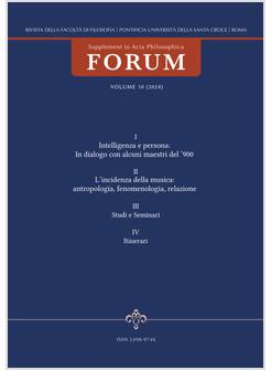 RIVISTA FORUM VOLUME 10 (2024)