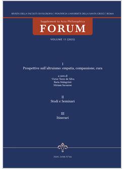 RIVISTA FORUM VOLUME 11 (2025)