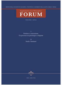 RIVISTA FORUM VOLUME 2 (2016)