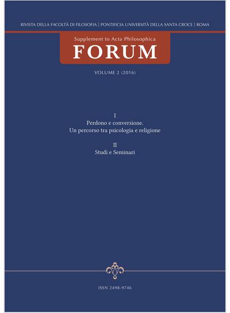 RIVISTA FORUM VOLUME 2 (2016)