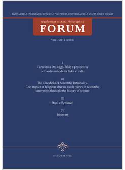 RIVISTA FORUM VOLUME 4 (2018)