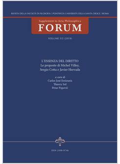 RIVISTA FORUM VOLUME 5/2 2019