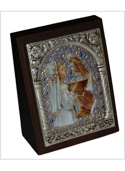 ICONA PRIMA COMUNIONE CON IMMAGINE BAMBINA