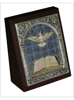 ICONA CRESIMA CON IMMAGINE SPIRITO SANTO