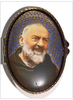 PORTAROSARIO CM 6 PADRE PIO