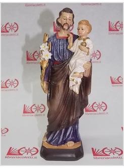 STATUA CM 20 DIPINTA SAN GIUSEPPE CON BAMBINO