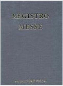 REGISTRO MESSE TESTO IN LATINO