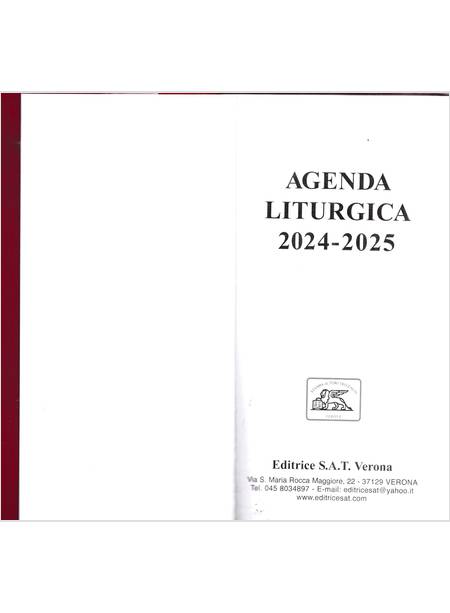 Agenda Liturgica Tascabile 2023-2024 - Autori Vari - Sat