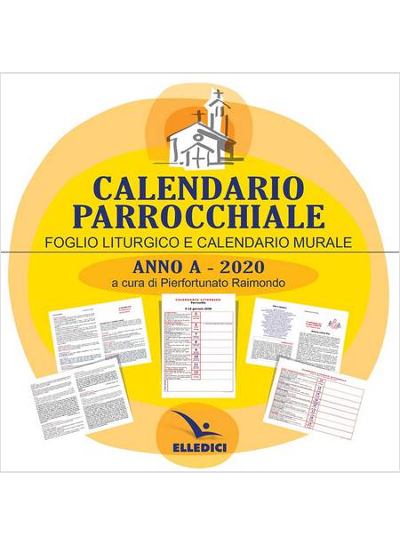 CALENDARIO PARROCCHIALE CD ANNO A 2020
