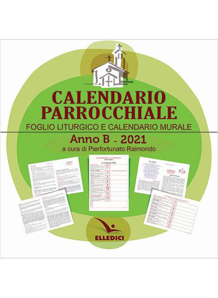 CALENDARIO PARROCCHIALE ANNO B 2021  CD ROM