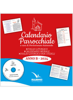 CALENDARIO PARROCCHIALE 2024 ANNO B CD-ROM