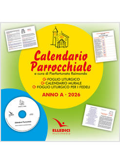 CALENDARIO PARROCCHIALE 2026 ANNO A CD-ROM
