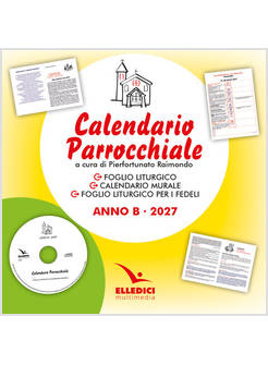 CALENDARIO PARROCCHIALE 2027. ANNO B. CD-ROM