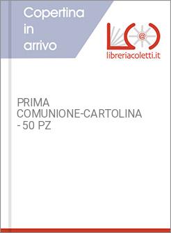 PRIMA COMUNIONE-CARTOLINA - 50 PZ