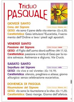 TRIDUO PASQUALE - POSTER