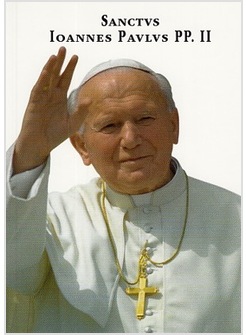 CARTOLINA SANCTUS IOANNES PAULUS PP. II SFONDO BIANCO