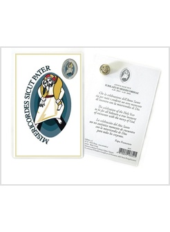 CONFEZIONE SPILLETTA GIUBILEO DELLA MISERICORDIA CON CARTONCINO