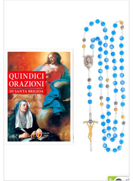 QUINDICI ORAZIONI DI SANTA BRIGIDA + CORONA