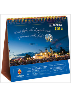 CALENDARIO DA TAVOLO 2013 MEDJUGORJE