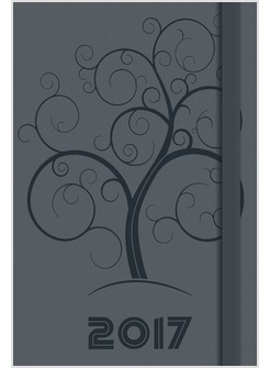 AGENDA SETTIMANALE PICCOLA GRIGIA 2017