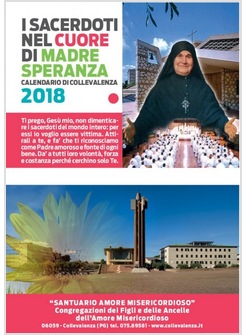 CALENDARIO MADRE SPERANZA 2018