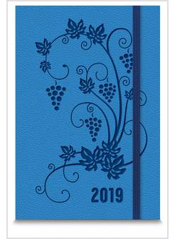 AGENDA SETTIMANALE POKET 2019 AZZURRO 9,5X14,5 CM