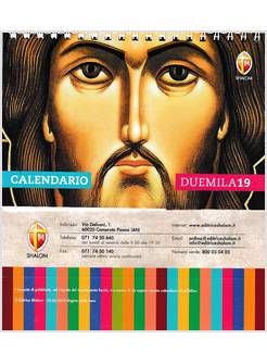 CALENDARIO DA TAVOLO DUEMILA19 CM 16 X 18